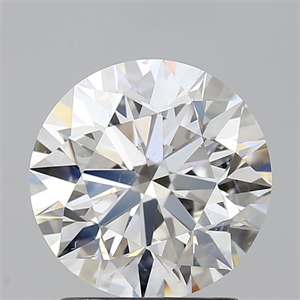 Picture of Natural Diamond 1.90 Carats, Round with Excellent Cut, G Color, SI1 Clarity and Certified by GIA