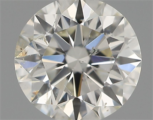 Picture of Natural Diamond 0.50 Carats, Round with Excellent Cut, H Color, SI2 Clarity and Certified by IGI