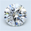 Natural Diamond 1.70 Carats, Round with Excellent Cut, D Color, IF Clarity and Certified by GIA