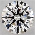 Natural Diamond 0.40 Carats, Round with Excellent Cut, J Color, VS1 Clarity and Certified by GIA