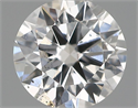 Natural Diamond 0.40 Carats, Round with Excellent Cut, E Color, SI1 Clarity and Certified by IGI