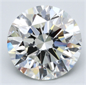 Natural Diamond 4.59 Carats, Round with Excellent Cut, I Color, VS1 Clarity and Certified by GIA