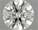 Natural Diamond 0.60 Carats, Round with Excellent Cut, K Color, SI1 Clarity and Certified by GIA