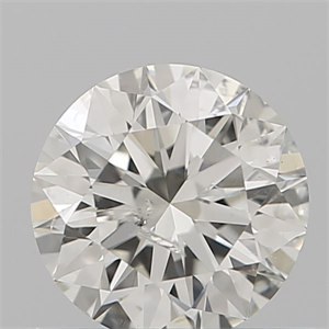 Picture of Natural Diamond 0.50 Carats, Round with Excellent Cut, H Color, I1 Clarity and Certified by IGI