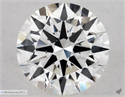 Natural Diamond 0.41 Carats, Round with Excellent Cut, F Color, VS2 Clarity and Certified by GIA