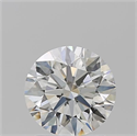 Natural Diamond 1.67 Carats, Round with Excellent Cut, H Color, VS1 Clarity and Certified by GIA