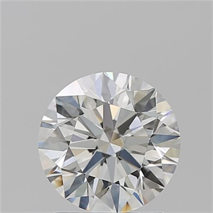 Picture of Natural Diamond 1.67 Carats, Round with Excellent Cut, H Color, VS1 Clarity and Certified by GIA