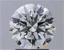 Natural Diamond 2.02 Carats, Round with Excellent Cut, I Color, VVS1 Clarity and Certified by GIA