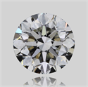 Natural Diamond 0.50 Carats, Round with Very Good Cut, J Color, IF Clarity and Certified by GIA