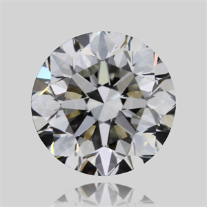 Picture of Natural Diamond 0.50 Carats, Round with Very Good Cut, J Color, IF Clarity and Certified by GIA