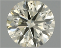 Natural Diamond 0.51 Carats, Round with Excellent Cut, K Color, SI1 Clarity and Certified by IGI