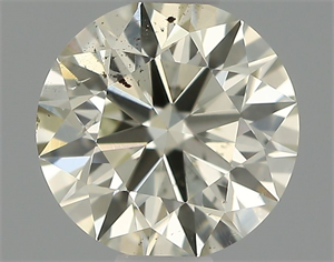 Picture of Natural Diamond 0.51 Carats, Round with Excellent Cut, K Color, SI1 Clarity and Certified by IGI