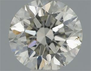 Picture of Natural Diamond 0.50 Carats, Round with Excellent Cut, I Color, SI2 Clarity and Certified by IGI