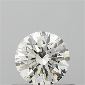 Picture of Natural Diamond 0.42 Carats, Round with Excellent Cut, H Color, VS1 Clarity and Certified by IGI