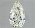 Natural Diamond 1.72 Carats, Pear with  Cut, J Color, VS1 Clarity and Certified by IGI