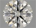 Natural Diamond 0.53 Carats, Round with Excellent Cut, H Color, SI1 Clarity and Certified by IGI