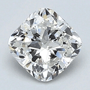 0.41 Carats, Cushion Diamond with Very Good Cut F VS2 and Certified By EGL
