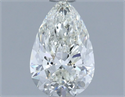 Natural Diamond 0.90 Carats, Pear with  Cut, H Color, VVS1 Clarity and Certified by IGI