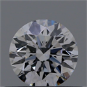 Natural Diamond 0.40 Carats, Round with Excellent Cut, D Color, VVS1 Clarity and Certified by GIA