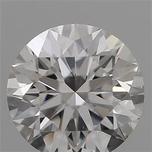 Picture of Natural Diamond 0.40 Carats, Round with Excellent Cut, F Color, VS2 Clarity and Certified by GIA