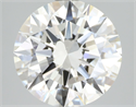 Natural Diamond 3.01 Carats, Round with Excellent Cut, H Color, VS2 Clarity and Certified by GIA