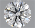 Natural Diamond 0.55 Carats, Round with Excellent Cut, I Color, SI1 Clarity and Certified by GIA