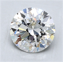 Natural Diamond 2.00 Carats, Round with Very Good Cut, F Color, I1 Clarity and Certified by GIA