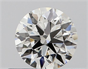 Natural Diamond 0.40 Carats, Round with Excellent Cut, I Color, IF Clarity and Certified by GIA