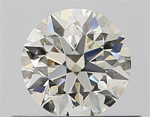 Picture of Natural Diamond 0.45 Carats, Round with Excellent Cut, J Color, VS1 Clarity and Certified by GIA