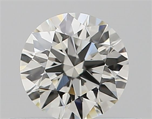 Picture of Natural Diamond 0.40 Carats, Round with Excellent Cut, I Color, VS1 Clarity and Certified by GIA