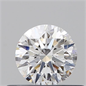 Natural Diamond 0.40 Carats, Round with Excellent Cut, D Color, SI2 Clarity and Certified by GIA