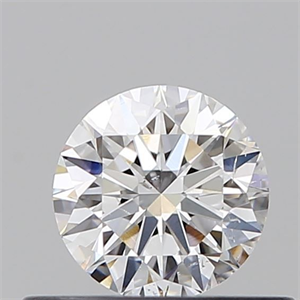 Picture of Natural Diamond 0.40 Carats, Round with Excellent Cut, D Color, SI2 Clarity and Certified by GIA