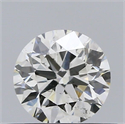 Natural Diamond 0.41 Carats, Round with Very Good Cut, J Color, SI1 Clarity and Certified by GIA