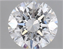 Natural Diamond 0.45 Carats, Round with Excellent Cut, F Color, SI2 Clarity and Certified by GIA