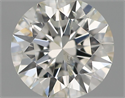 Natural Diamond 0.50 Carats, Round with Excellent Cut, H Color, SI2 Clarity and Certified by IGI