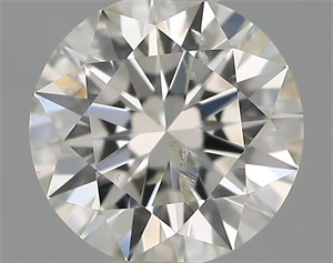 Picture of Natural Diamond 0.50 Carats, Round with Excellent Cut, H Color, SI2 Clarity and Certified by IGI