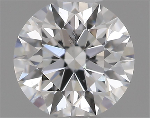 Picture of Natural Diamond 0.40 Carats, Round with Excellent Cut, D Color, SI2 Clarity and Certified by GIA