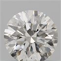 Natural Diamond 0.40 Carats, Round with Excellent Cut, J Color, VVS2 Clarity and Certified by GIA