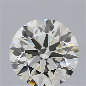 Picture of Natural Diamond 0.52 Carats, Round with Excellent Cut, J Color, VS1 Clarity and Certified by IGI