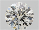 Natural Diamond 0.50 Carats, Round with Excellent Cut, I Color, VS2 Clarity and Certified by GIA