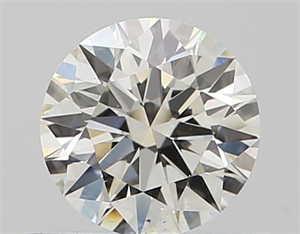 Picture of Natural Diamond 0.50 Carats, Round with Excellent Cut, I Color, VS2 Clarity and Certified by GIA