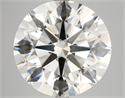 Natural Diamond 8.41 Carats, Round with Excellent Cut, K Color, SI1 Clarity and Certified by GIA