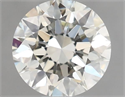 Natural Diamond 0.43 Carats, Round with Excellent Cut, J Color, VS1 Clarity and Certified by IGI