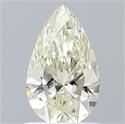 Natural Diamond 0.88 Carats, Pear with  Cut, J Color, VVS2 Clarity and Certified by IGI