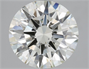 Natural Diamond 3.13 Carats, Round with Excellent Cut, J Color, VS2 Clarity and Certified by IGI