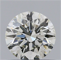 Natural Diamond 0.56 Carats, Round with Excellent Cut, H Color, VS2 Clarity and Certified by IGI