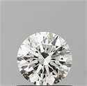 Natural Diamond 0.53 Carats, Round with Excellent Cut, I Color, VVS1 Clarity and Certified by IGI