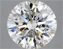 Natural Diamond 4.06 Carats, Round with Excellent Cut, I Color, VS2 Clarity and Certified by GIA