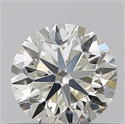 Natural Diamond 0.40 Carats, Round with Very Good Cut, K Color, VVS1 Clarity and Certified by GIA