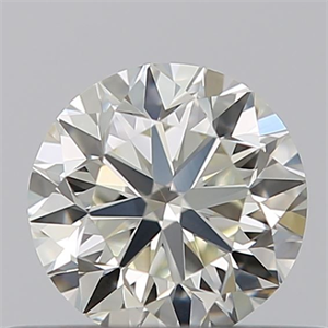 Picture of Natural Diamond 0.40 Carats, Round with Very Good Cut, K Color, VVS1 Clarity and Certified by GIA